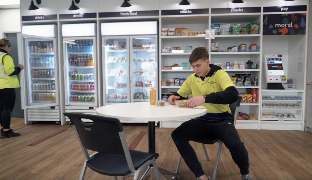 eating at micro market